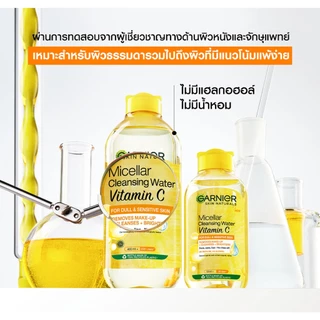 GARNIER - Skin Naturals Micellar Cleansing Water Vitamin C 125 ml.