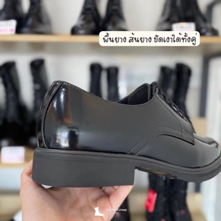 คัทชู รุ่น C2/C2N หนังขัดมันเกรดพรีเมี่ยม พื้นยาง by Srichaigroup