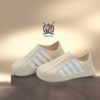 Hello Polo รองเท้าสลิปออน รองเท้าแตะลายแถบ กันน้ำ พื้นนิ่ม ใส่ได้ทั้งผู้ชายและผู้หญิง Size 36-45 รุ่น HP8026