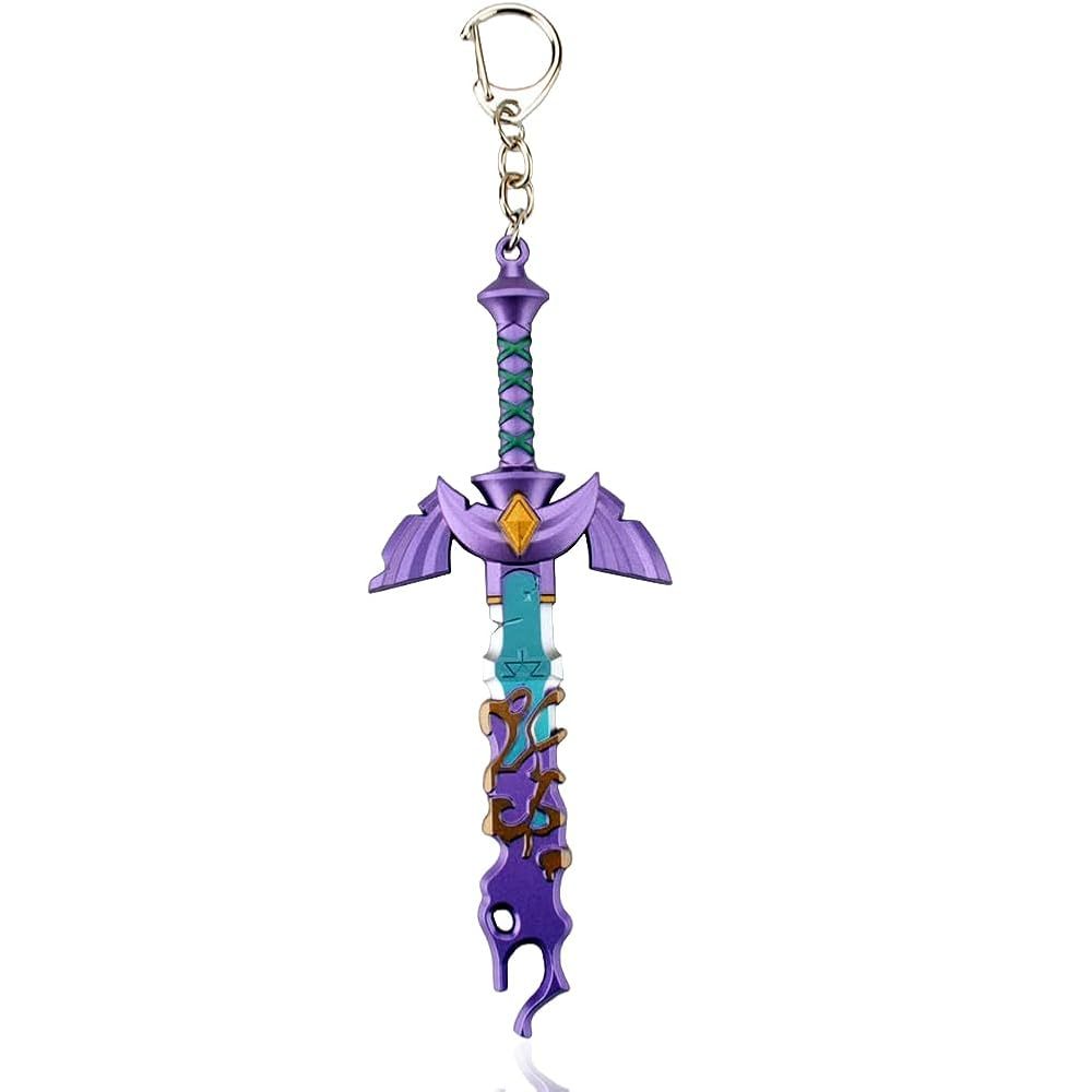 THE LEGEND OF ZELDA BREATH OF THE WILD MASTER SWORD KEYCHAIN
