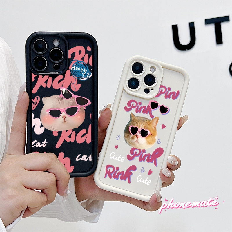 Cute cat เคส  Realme C11 2021/C20 C21Y/C25Y C25/C12/C25s/Narzo20 C30/C30S C35 C55 C67 C53/C51/C51S Note 50 Note 60