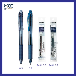 ปากกา ปากกาเจล หมึกสี Pentel BLN105 / BL107 สีหมึกคมชัด หัว 0.5 / 0.7 mm เปลี่ยนรีฟิลได้ (จำนวน1ด้าม)
