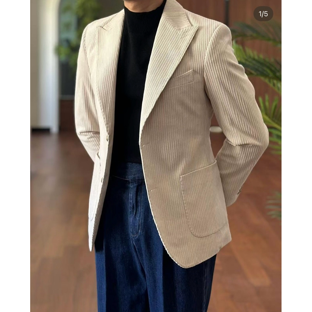 sport jacketสีครีม...