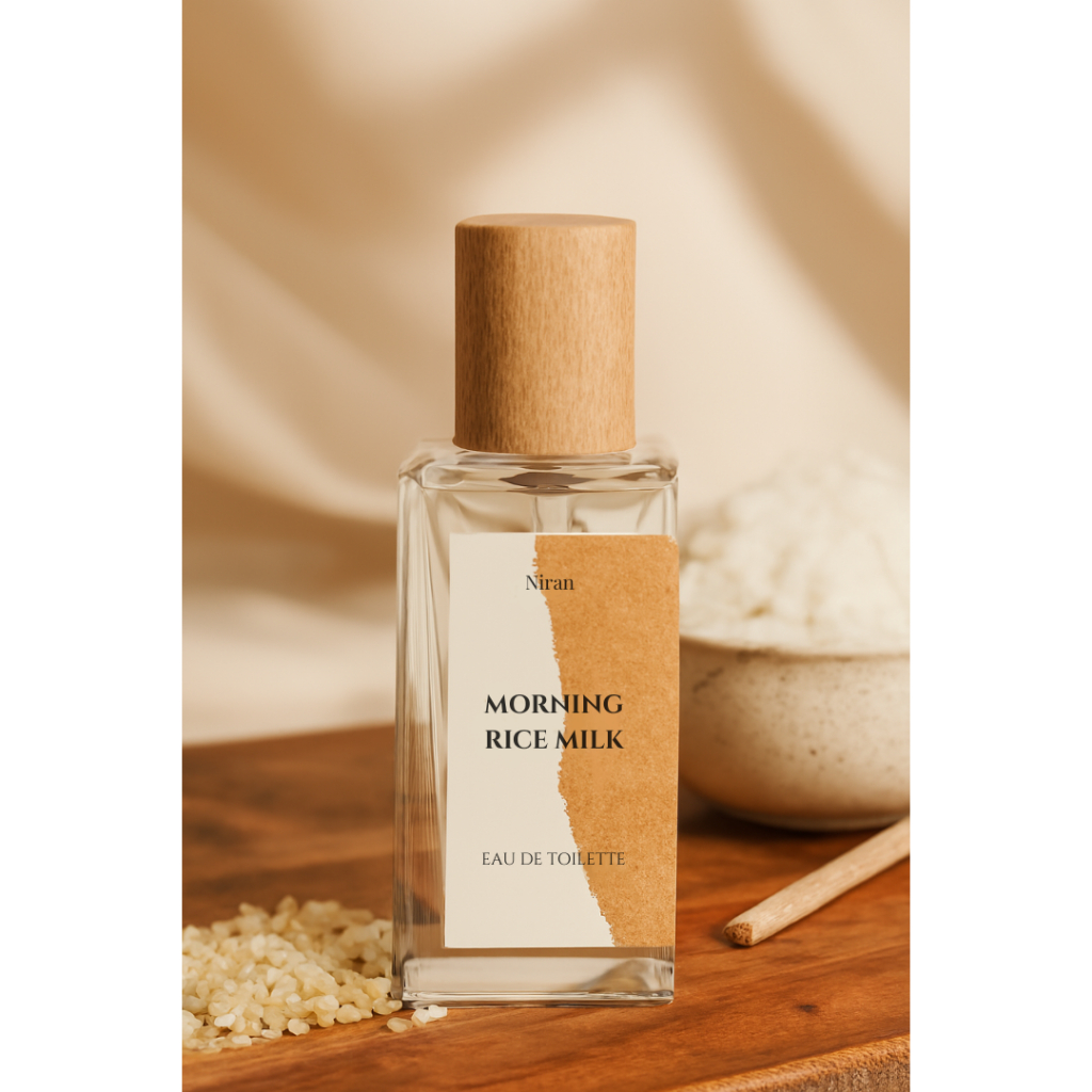 น้ำหอม Niran กลิ่น Morning Rice Milk ขนาด10ml และ 50 ml *กลิ่นนี้ไม่ติดทนหากต้องการติดทนดูกลิ่นอื่นใ