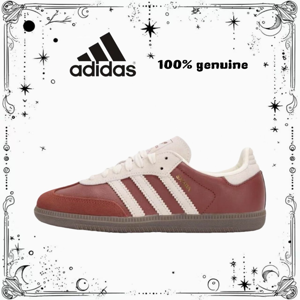 💕(ของแท้ 100 % ) adidas originals Samba OG JI3216 สีแดง