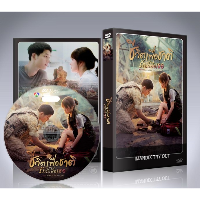 ซีรี่ย์เกาหลี ชีวิตเพื่อชาติ รักนี้เพื่อเธอ (Descendants of the Sun) DVD 4 แผ่นจบ+ตอนพิเศษ
