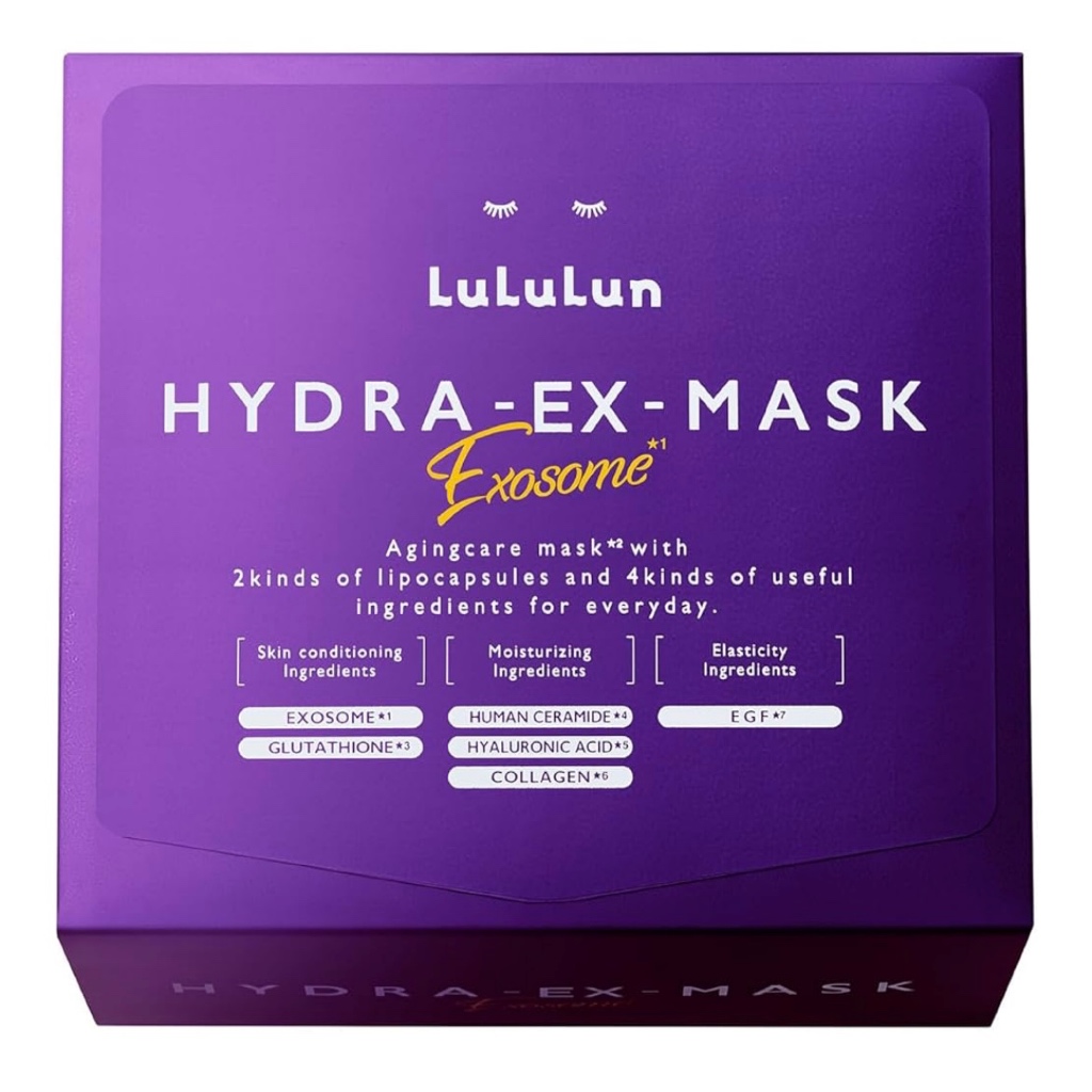 LuLuLun Hydra EX Face Mask Large Capacity 28 Pieces Japan