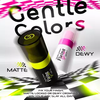 Gentle Colors Fixing Spray 30 ml สเปรย์ล็อคเมคอัพ เลือกฟินิชที่ใช่ คุมมันแมตต์เป๊ะ ดิวอี้ฉ่ำโกลว์แบบควีน