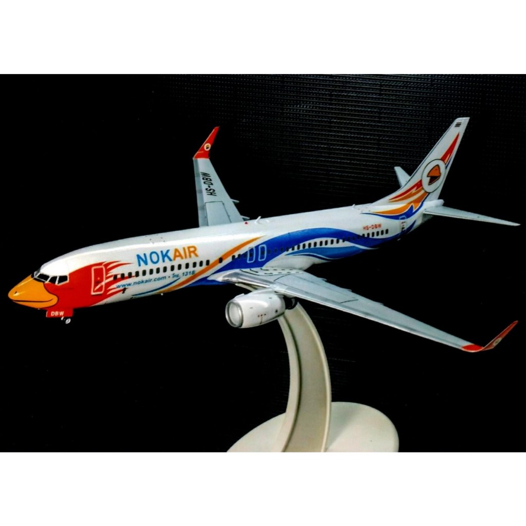 รูปลอกน้ำ DECAL MWD สเกล DECAL 1/144 Nok Air Boeing 737-800 " Nok Fah Kram"