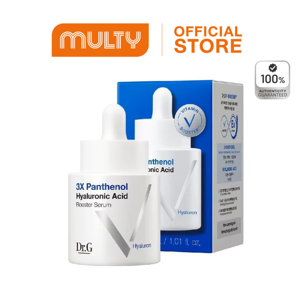 Dr.G 3X Panthenol Hyaluronic Acid Booster Serum 30 ml.เซรั่มล็อกน้ำเพิ่มความฉ่ำ กักเก็บความชุ่มชื้น 