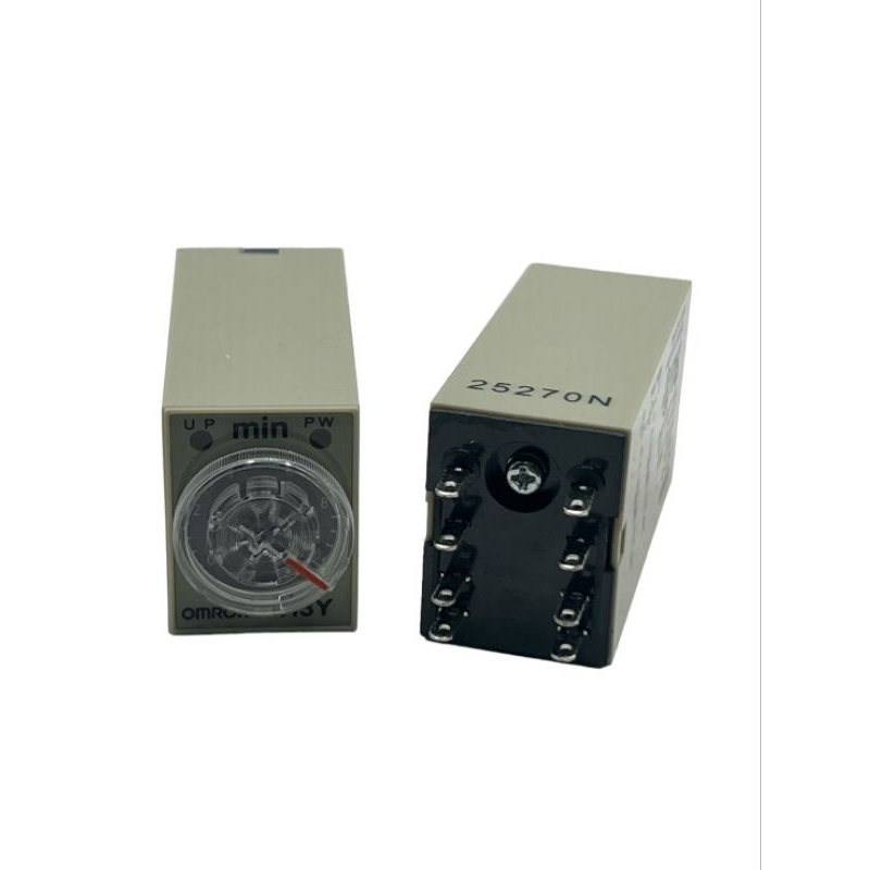 H3Y-2 H3Y-4 h3y2 h3y4 ทามเมอร์รีเลย์  Timer   สวิตช์หน่วงเวลาตัวจับเวลา 5S- 60M เวลา 12V 24v 220v