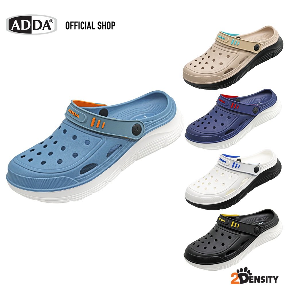 ADDA 2density รองเท้าแตะ รองเท้าลำลอง สำหรับผู้ชาย แบบสวมหัวโต รุ่น 5TD88M4 (ไซส์ 7-10)