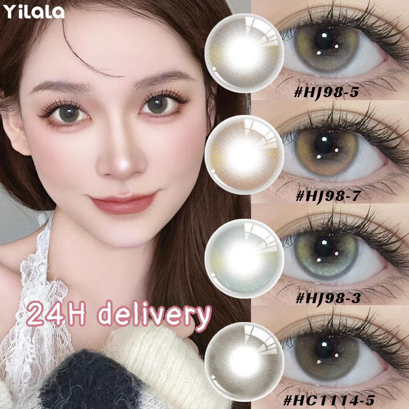 【ฟรีน้ำและกล่อง】Yilala คอนแทคเลนส์ Siam  Series คอนแทค คอนแทคเลนส์รายเดือน DIA 14.5mm ค่าสายตา 0-4.5
