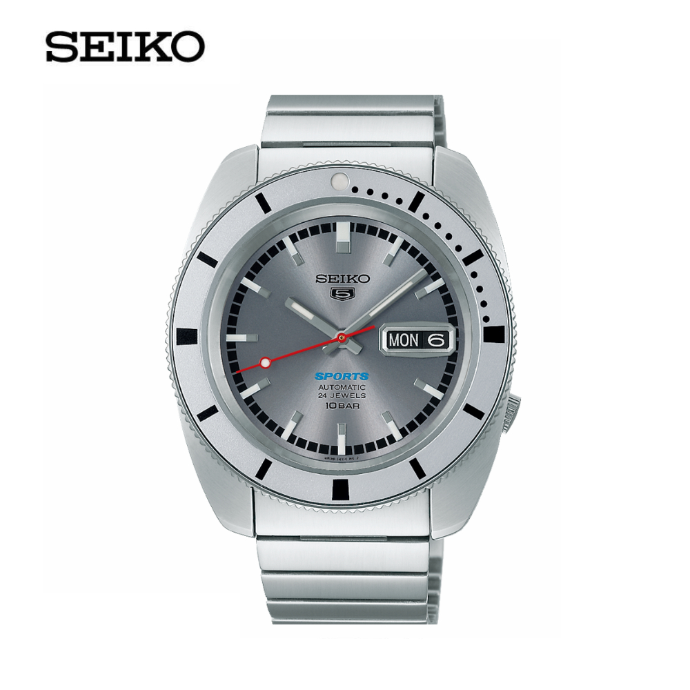 SEIKO 5 Sports Heritage Design Re-creation Limited Edition นาฬิกาข้อมือ (ไซโก) รุ่น SRPL03K ขนาด 38.5 mm สีเทา