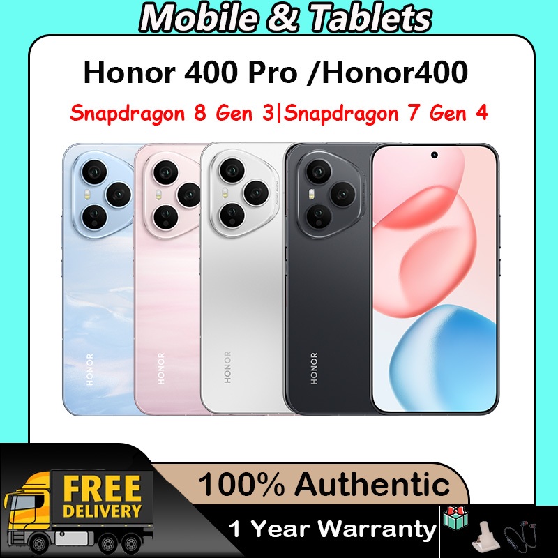 Honor 400 Pro Snapdragon 8 Gen 3 (Supports Thai & Google Play)| Honor 400 Snapdragon 7 Gen 4