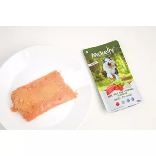 (12 ซอง) Mckelly Delite อาหารเปียกสุนัขโต แมคเคลลี่ ดีไลท์ ขนาด 130 g