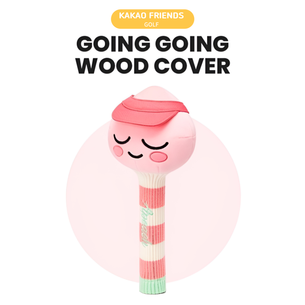[🚚จัดส่งไว] KAKAO FRIENDS Going Going Golf Wood Cover Apeach