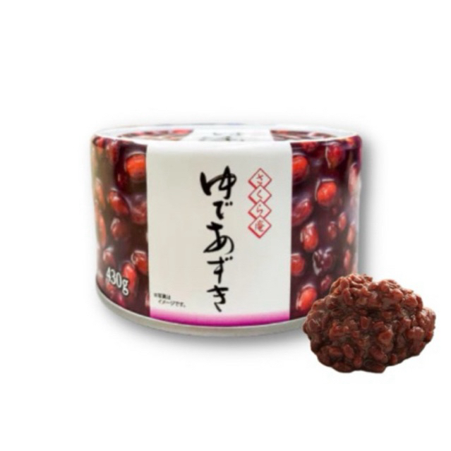 ถั่วแดงในน้ำเชื่อม Tanio Red Bean in Syrup - Yude Azuki 430 กรัม