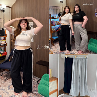 ✅สีใหม่มาค่ะ/LD/ กางเกงวอร์มสาวอวบ ไซส์เอว30-50 ยางหลัง แต่ง…