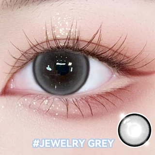MIDROO คอนแทคเลนส์ เลนส์ธรรมชาติ ขยายรูม่านตา Black/Grey Contact Lens-14.5มม รายเดือน เลนส์
