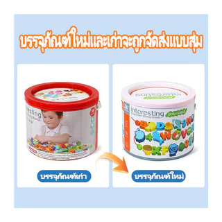 พร้อมส่ง 100Pcs ของเล่นเด็ก ของเล่นไม้ร้อยเชือก บล็อกไม้ร้อยเชือก ของเล่นเด็กเสริมพัฒนาการ