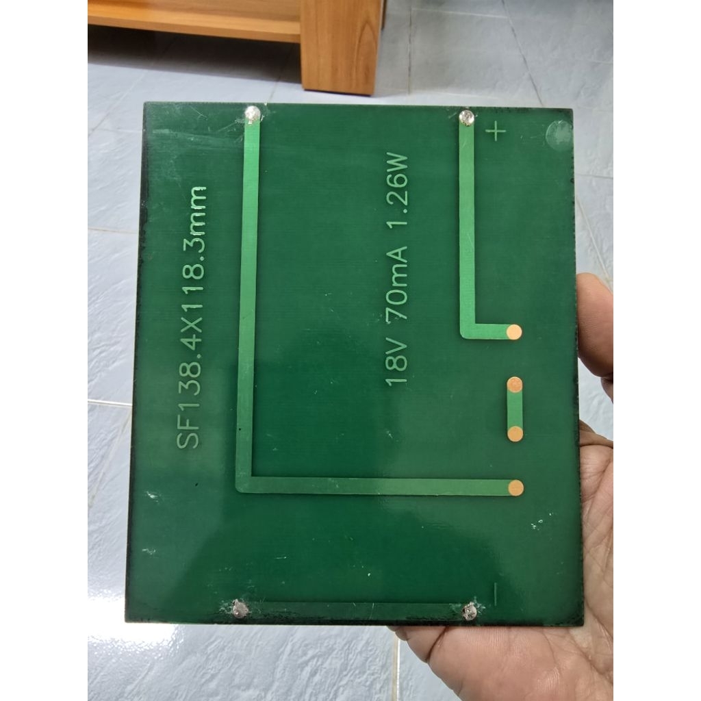 แผงโซล่สเซลขนาดเล็กสำหรับงาน DIY ผลิตไฟฟ้า 18V 1.26W สำหรับชาร์จแบต 12 V ได้ - รูปที่ 4