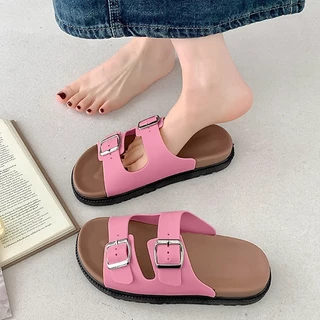 Yeeica ใหม่มาก รองเท้าแตะแฟชั่น สายคาด 2 สายสุดเท่ สไตล์วินเทจ มีให้เลือกหลายสีคุมโทนแมทช์ได้กับทุกลุค สั่งเลยราคาถูก