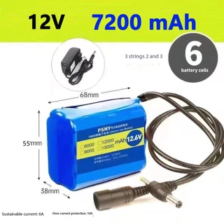 【รับประกัน 2 ปี】แบตเตอรี่ลิเธียม 12V แบตเครื่องใช้ไฟฟ้า แบตอุปกรณ์ไฟฟ้า แบตไฟโซล่าเซลล์(มีสาย DC)
