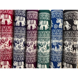 ผ้าเมตร ผ้าลายช้าง หน้ากว้าง 45 นิ้ว หน่วยขายเป็นเมตร