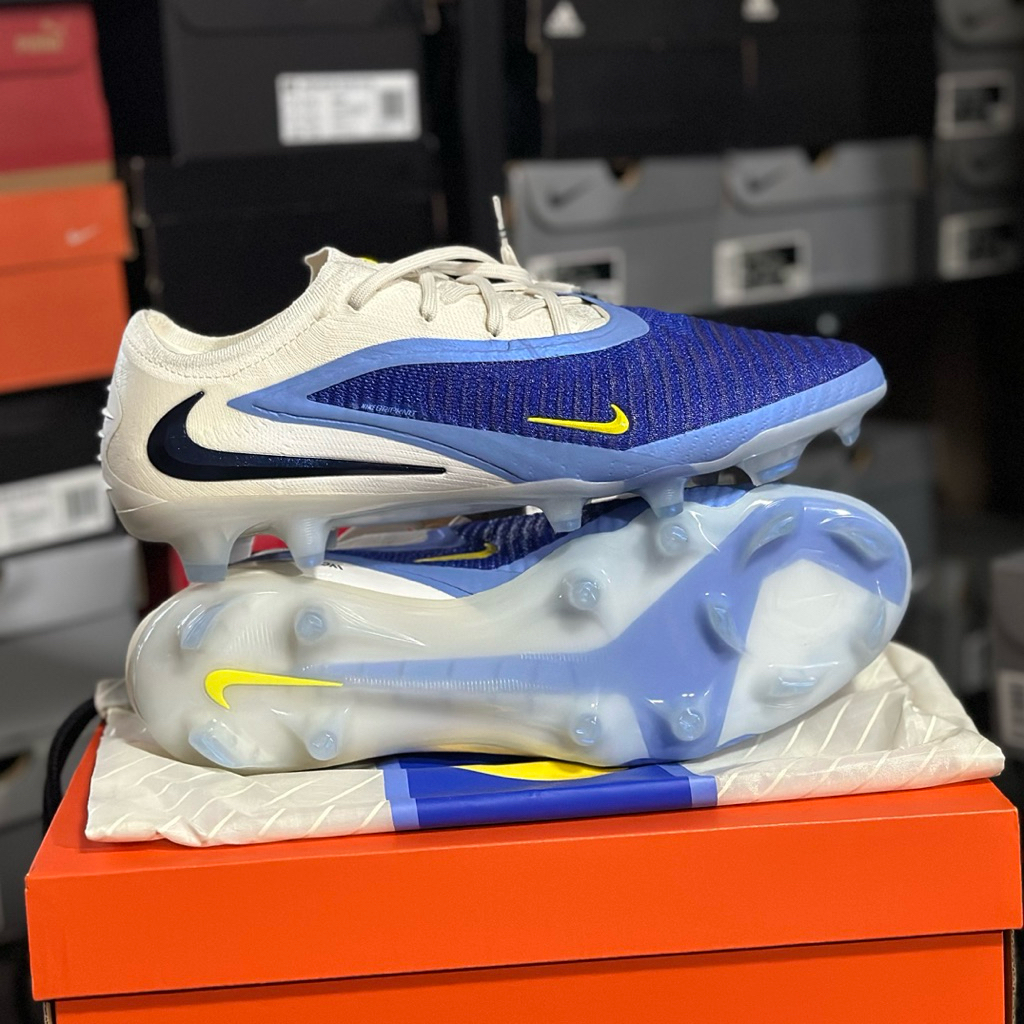 Nike Phantom 6 LV8 FG ⚪️🔵 ตัวท็อป ของแท้ 100%