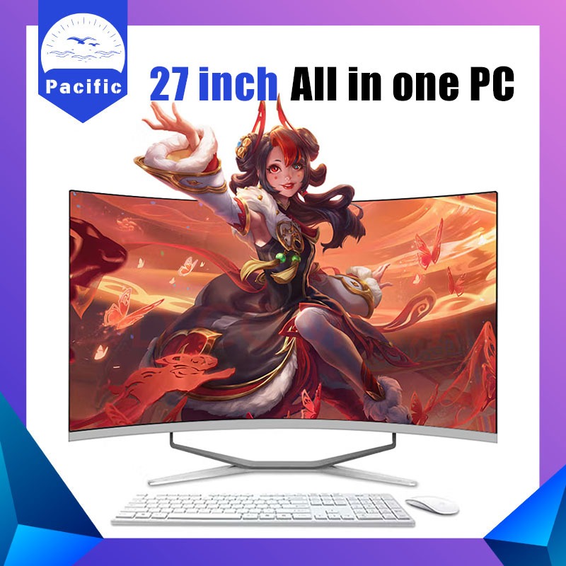 All In One PC คอมพิวเตอร์ 27 นิ้ว Intel Core i7 Gaming Desktop Computer 512G SSD Windows 11 ทั้งหมดใ