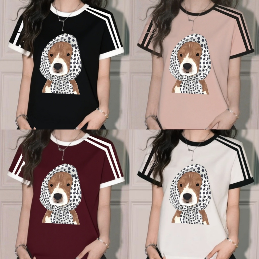 เสื้อยืด ผู้หญิง ไซส์ ใหญ่ ฤดูร้อนใหม่ มีหลายไซซ์ให้เลือก สวมใส่สบาย ผู้หญิง คุณผู้หญิง เสื้อผ้า เสื้อ
