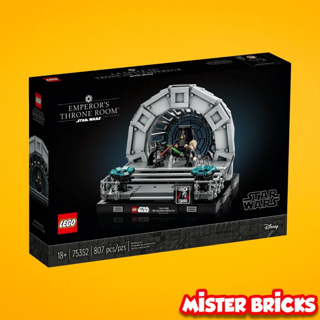 LEGO® Star Wars™ Emperor’s Throne Room Diorama (75352) – 40th Anniversary Display Set