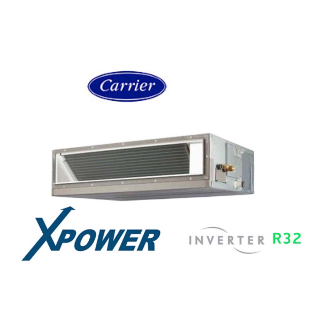 แอร์Duct แอร์เปลือย Carrier X Power Inverter 42TGV 13,300-60,700 btu ประหยัดไฟเบอร์5 ⭐️❄️❄️❄️