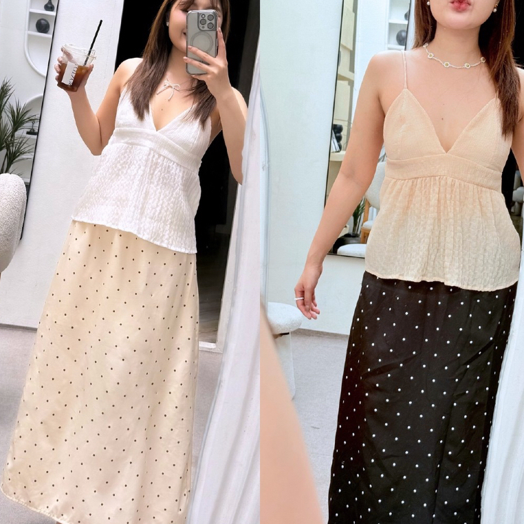 Risa Lilly Top เสื้อสายเดี่ยว/เสื้อผูกคอ