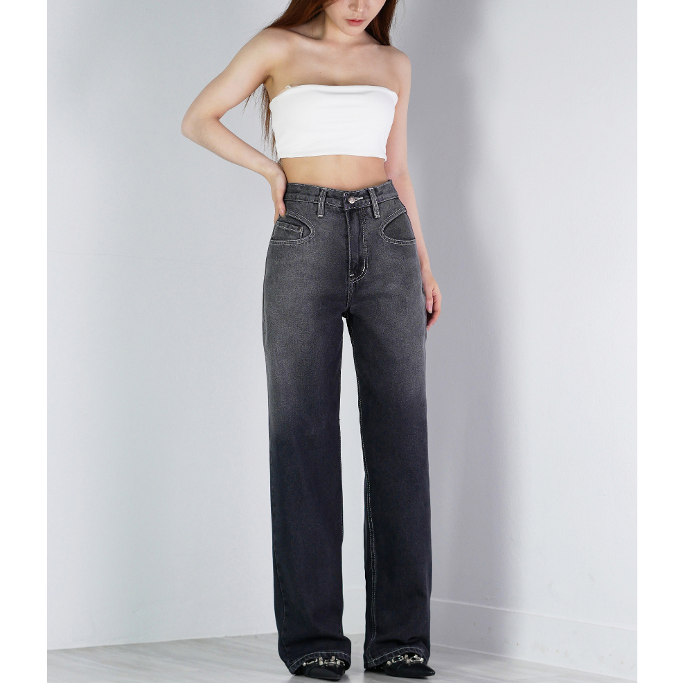 VALAW - Ruby Jeans กางเกงยีนส์ทรงกระบอกกลาง รูปที่ 7