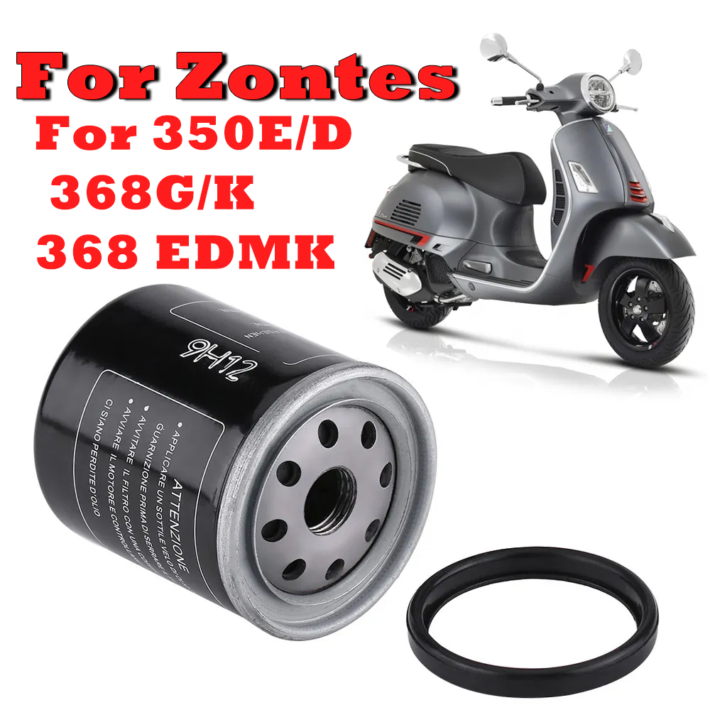 กรองน้ำมันเครื่องแต่งมอเตอร์ไซค์ กรองอากาศทรงกลม คุณภาพสูง เหมาะสำหรับ Zontes 350E/D 368G/K 368 EDMK