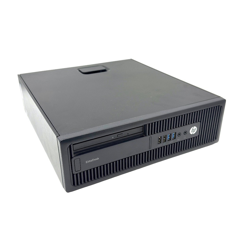 Computer AMD A8 9600 , RAM 8GB DDR4 , SSD SATA 240GB , HP Elitedesk 705 G3 SFF มือสอง ประกัน 90 วัน
