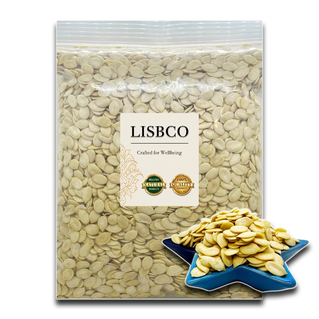 เมล็ดแตงโม แกะเปลือก อบ / ดิบ 1 กก. Watermelon Seeds Raw/Roasted 1kg เม็ดสวย ไม่