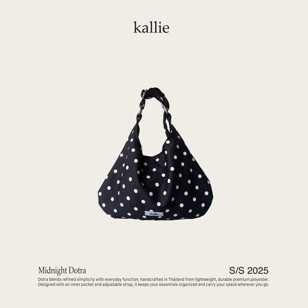 (LE) DOTRA BAG — Blooming Polka dots, timeless grace