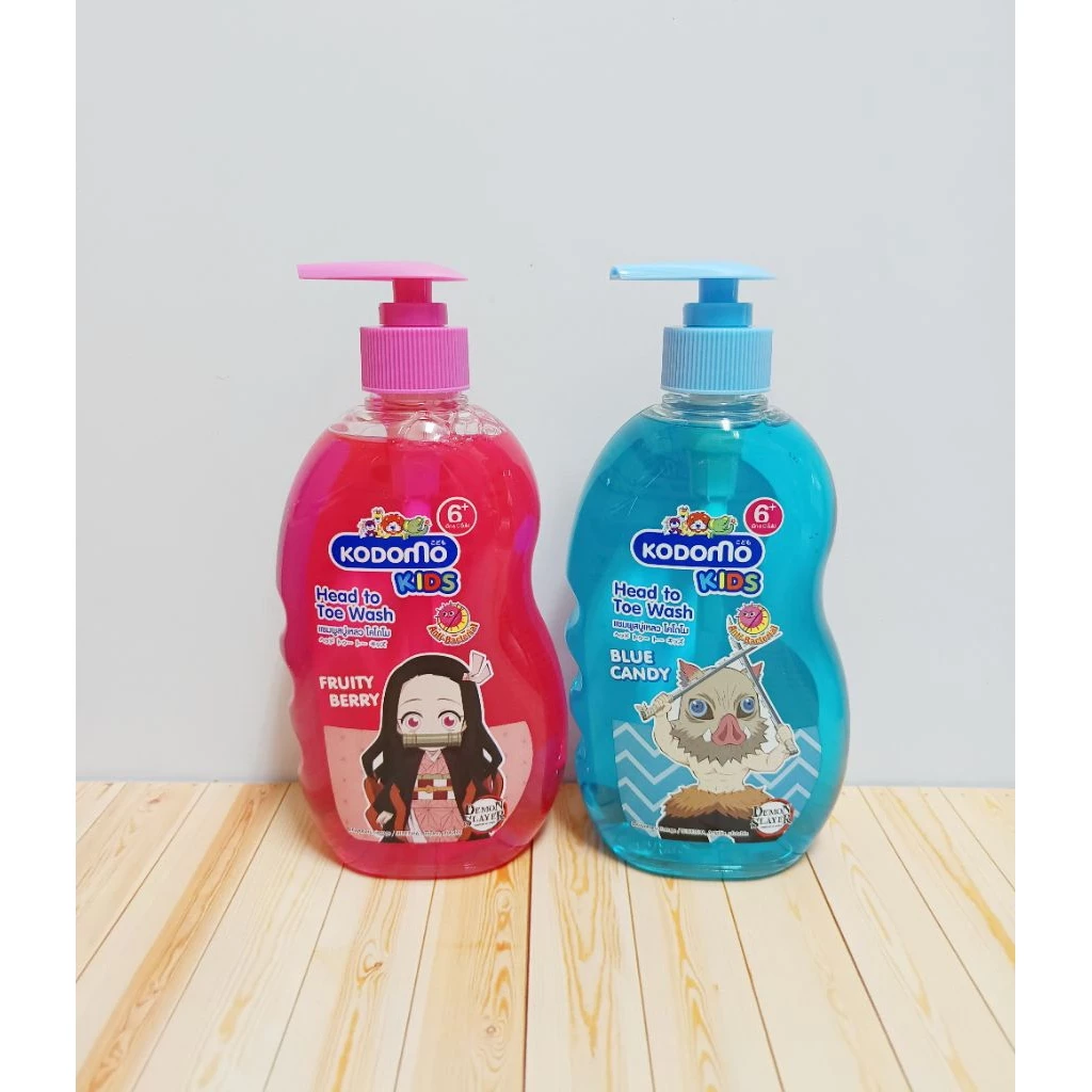 โคโดโม สบู่เหลวเพื่อผิวและผมสำหรับเด็กวัย 6 ปีขึ้นไป ชนิดหัวปั๊ม 400 มล และ 800 มล