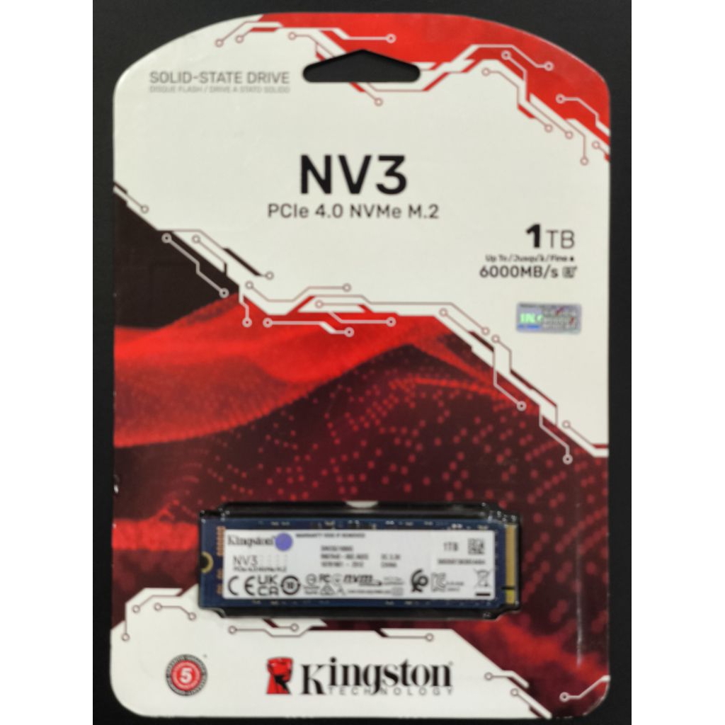 มือ1 Kingston NV3 1TB NVMe SSD