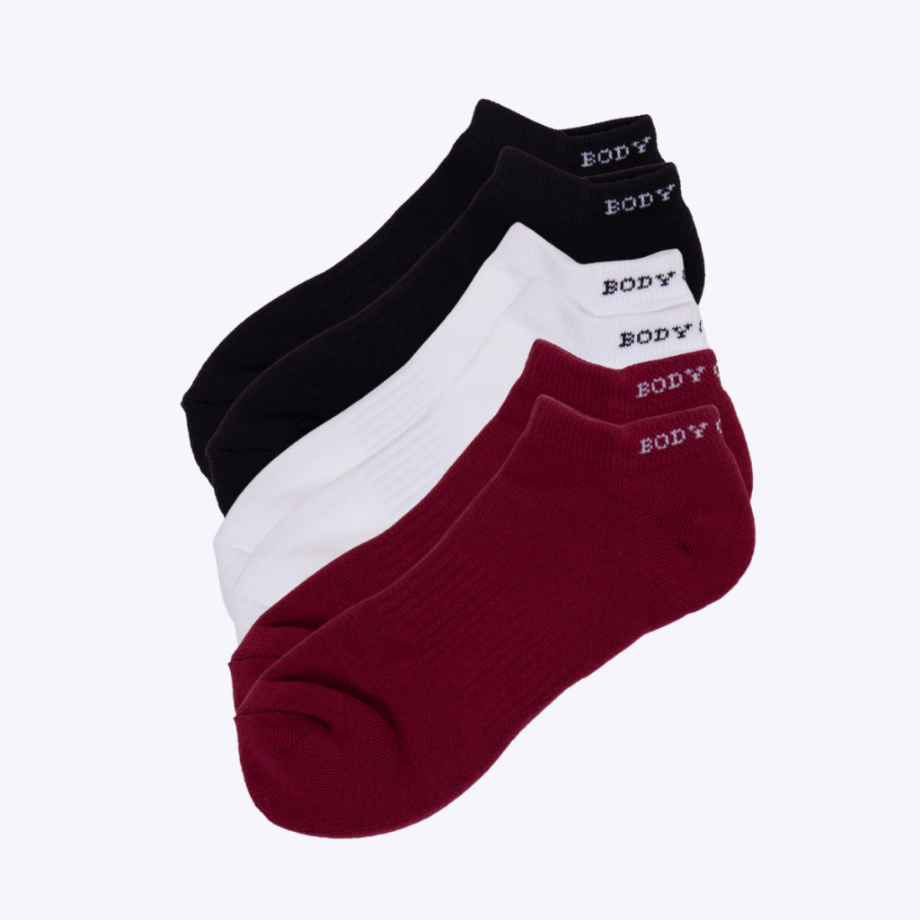 BODY GLOVE Accessories Socks ถุงเท้าข้อสั้น รวมสี (1 แพ็คมี 3 คู่)