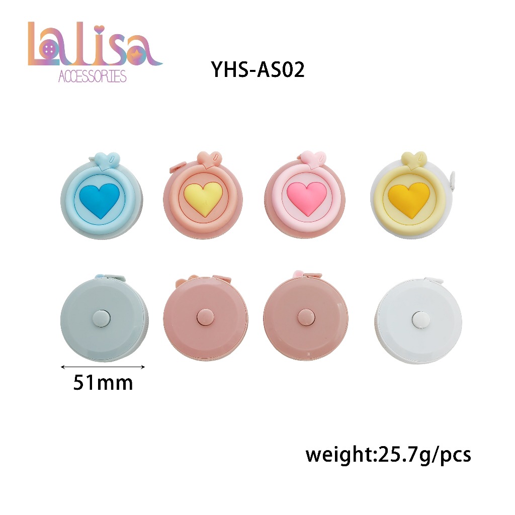 ตลับสายวัดตัวหัวใจสุดตะมุตะมิคิคุอาโนเนะ tape measure YHS-AS02