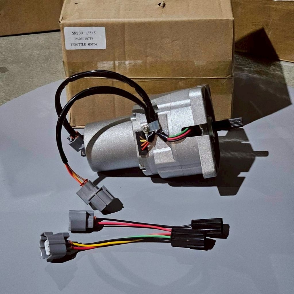 อะไหล่แม็คโครมอเตอร์คันเร่งSK200-6มอเตอร์คันเร่งSK135SR-1มอเตอร์คันเร่งSK75-8