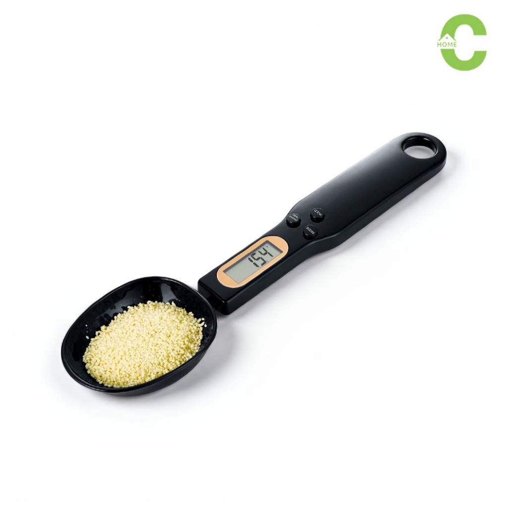 HOMEC ช้อนตวงควบคุมน้ำหนัก ช้อนตวงดิจิตอล Electronic measuring spoon ใช้ตวงวัตถุดิบ หยิบใช้งานได้สะดวก
