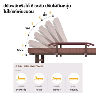 REX เตียงพับ เตียงนอนสำนักงาน เตียงเดี่ยว เตียงนอนโครงเหล็กเรียบง่าย พับเก็บได้ ติดตั้งฟรี