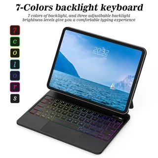 GOOJODOQ คีย์บอร์ด Thai พร้อมหน้าจอ Lcd สําหรับ For Ipad Pro 11 Pro13 2024 Air 5 Air 4 Air6