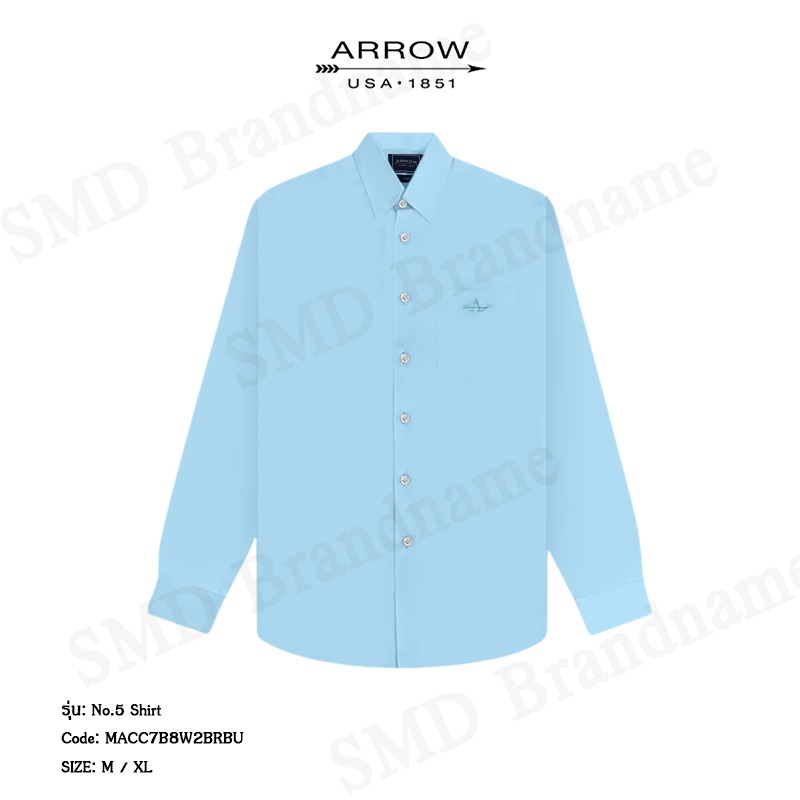 Arrow เสื้อเชิ้ตแขนยาวผู้ชาย รุ่น No.5 Shirt Code: MACC7B8W2BRBU