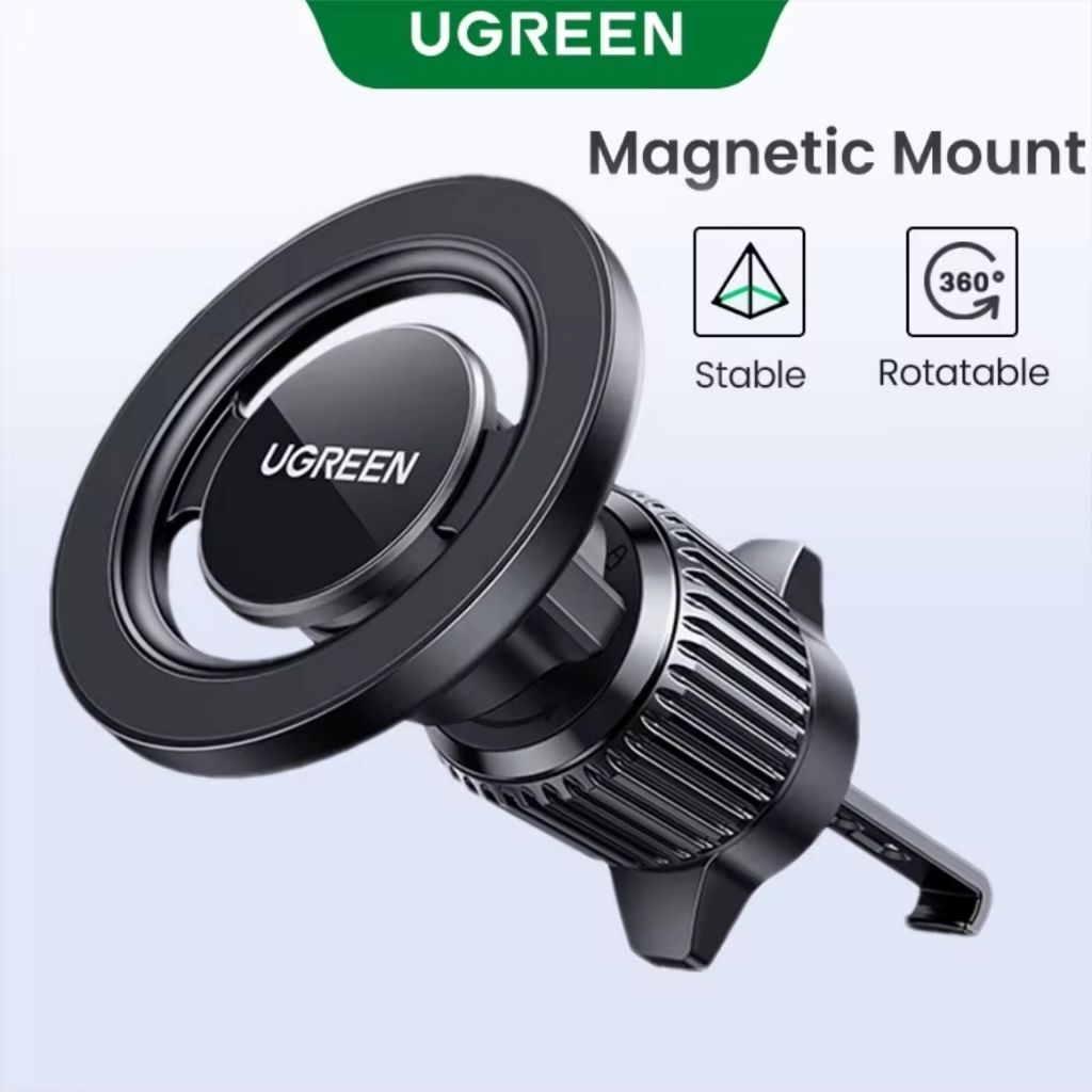 ของแท้💯 UGREEN Magnetic Car Air Vent Mount for iPhone 17 16 15 14 13 12 11 Pro Max Samsung Galaxy S25 S24 S23 S22 Ultra